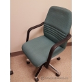 Steelcase Sensor Green Adjustable Rolling Task Chair with Arms